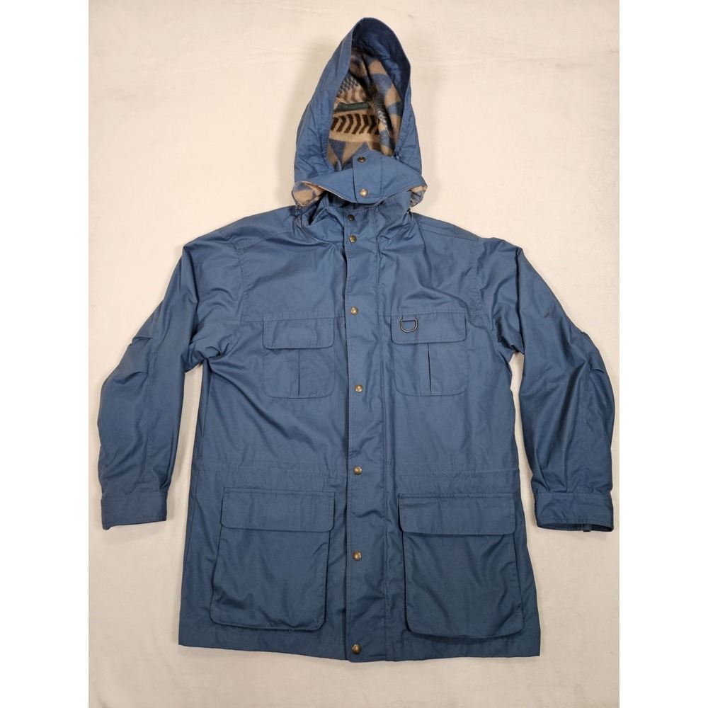 Vintage Eddie Bauer Wool Lined Mountain Parka Jacket Aztec Southwestern Men L